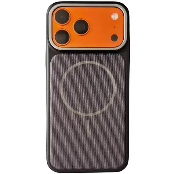 Чехол TPU TechWoven Hybrid with MagSafe для Apple iPhone 16 Pro (6.3") Black / Purple