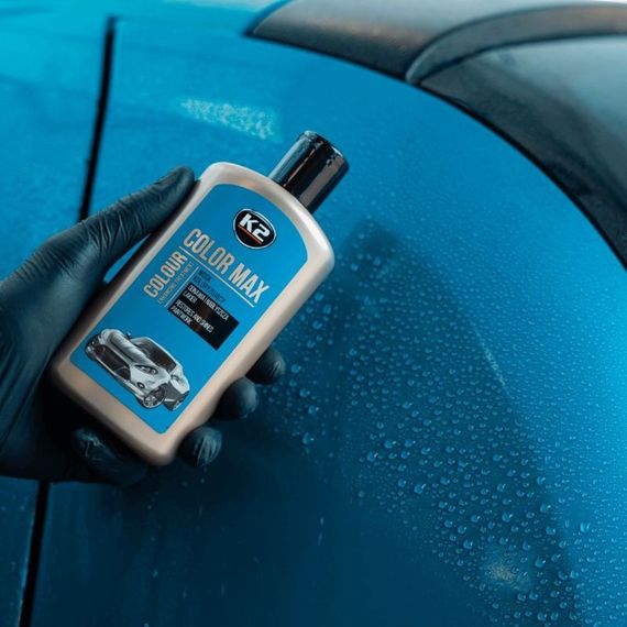 Поліроль восковий для кузова K2 Max Color синій 250 мл (K020BLUE) | Зображення 6