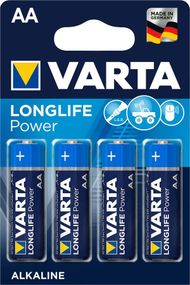 Батарейка VARTA LONGLIFE POWER AA BLI 4 ALKALINE (04906121414)