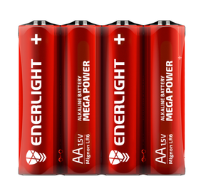 Батарейка лужна AA/LR6 (пл-4шт) Enerlight Mega Power