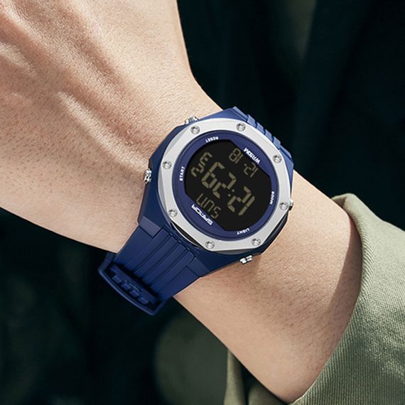 Часы Sanda 6093 Blue-Silver | Зображення 2