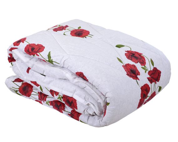 Ковдра закрита овеча вовна (Полікоттон) Двоспальна Євро 200х220 51074 | Зображення 1