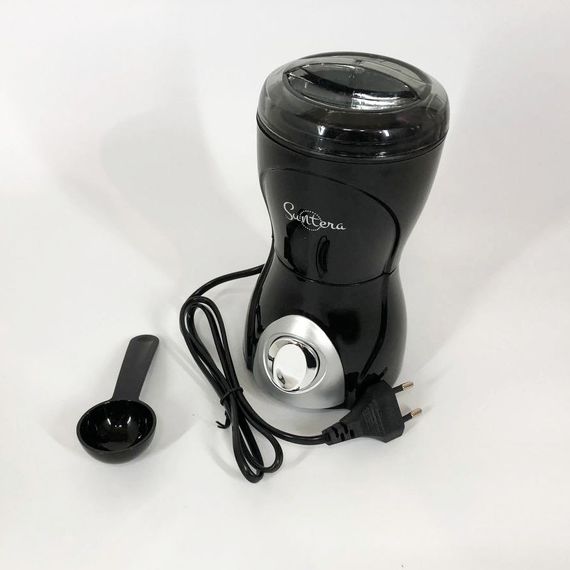 Кофемолка электрическая домашняя Suntera SCG-601B, Электрическая кофемолка для турки, PZ-351 Измельчитель кофе | Зображення 9