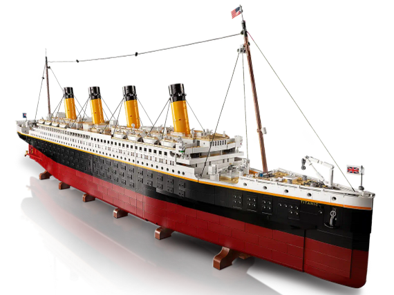 Блоковий конструктор Титанік 1.15 метра, 9090PCS | Зображення 1