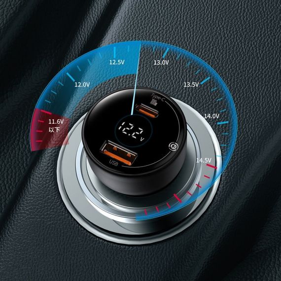 АЗП Baseus Superme Digital Display PPS USB + Type-C 100W | Зображення 2