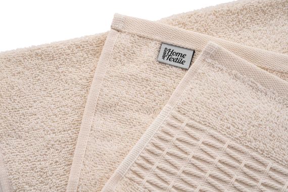 Набір рушників махрових Ardesto Lotus, 50х90см, 70х140см, 2шт, 100% бавовна, айворі (ART2357IV) | Зображення 3