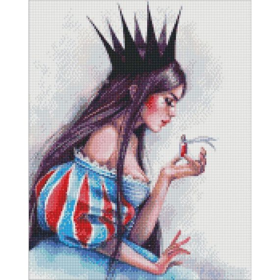 УЦЕНКА!!! Алмазная мозаика "Опасная красота" ©lesya_nedzelska_art AMO7418-UC 40х50 см