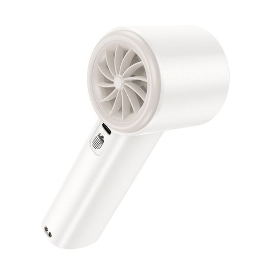 Вентилятор HOCO HX64 3600 mAh Hurricane high speed handheld fan White | Зображення 3