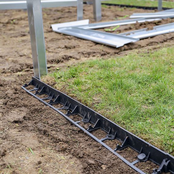 Бордюр садовий Bradas RIM-BORD 58х1000 мм, чорний (OBRB58) | Зображення 3