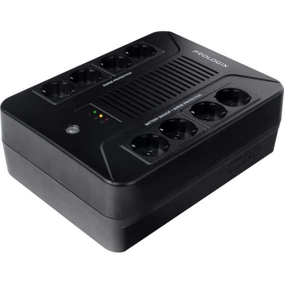 Пристрій безперебійного живлення Prologix 1000VA 600W (PLP1000VA8LED) | Зображення 1