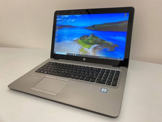 Ноутбук Б-класс HP EliteBook 850 G3 / 15.6" (1920x1080) IPS Touch / Intel Core i5-6300U (2 (4) ядра по 2.4 - 3.0 GHz) / 8 GB DDR4 / 240 GB SSD / Intel HD Graphics 520 / WebCam / DisplayPort б/у | Зображення 1