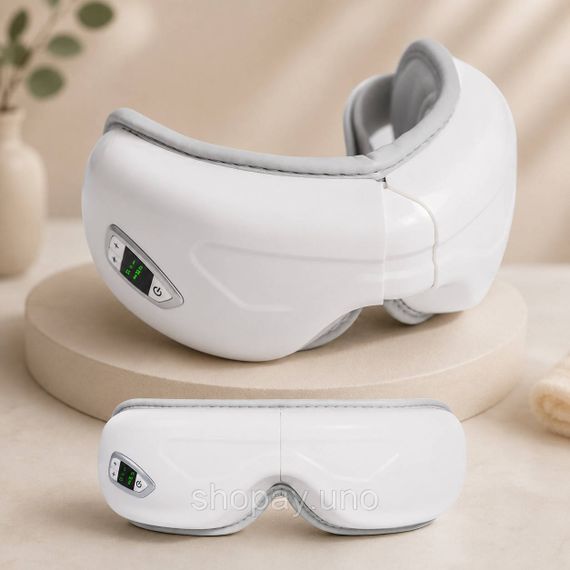 Массажер для глаз TS-5507 Airbag eye massager / Аккумуляторный массажер 3 режима / Вибрационные массажные очки для расслабления | Зображення 2
