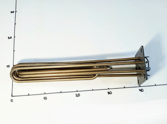 Блок ТЕНів 12000W на квадратному фланці 100×100 мм (Україна) | Зображення 2