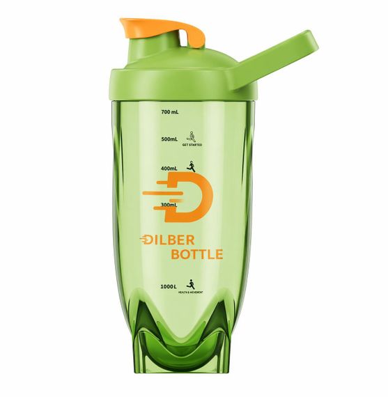 Тритановый шейкер Diller Bottle 700 мл с металлическим шариком (BPA Free) зеленый | Зображення 2
