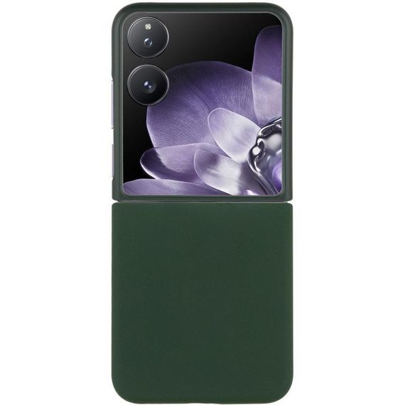 Чохол Foldables Silicone Cover Lakshmi (AAA) для Xiaomi Mix Flip Білий / White Зелений / Cyprus Green | Зображення 1