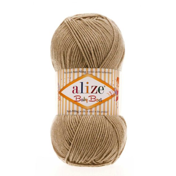 Пряжа Alize Baby Best No 368 (Алізе Бебі Бест) – 10% Бамбук, 90% Антипілінг Акрил, 100г/240м