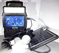 Портативная солнечная станция gdLite GD-8086 / солнечная панель с мини телевизором повер банк | Зображення 2