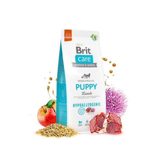 Корм сухий Brit Care Dog Hypoallergenic Puppy для цуценят гіпоалергенний з ягням 1 кг | Зображення 5