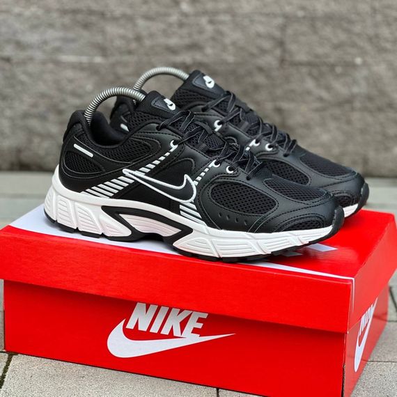 Демісезонні кросівки Nike текстиль/шкіра колір чорний, білий | Зображення 7