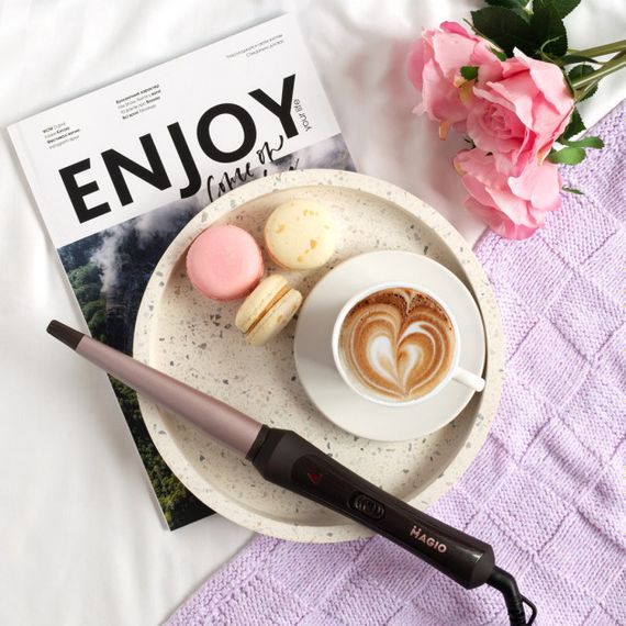 Плойка конусна для завивки локонів волосся MAGIO MG-675 конусоподібна плойка кераміка | Зображення 2