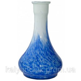 Колба для кальяну Україна Drop Біло - Синя