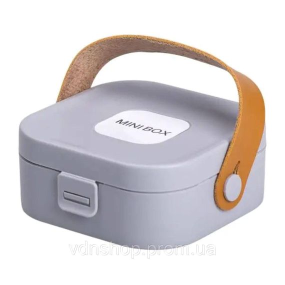 Шкатулка для украшений 9×9×3.8 см мини органайзер для ювелирных изделий HP-5-27G | Зображення 3