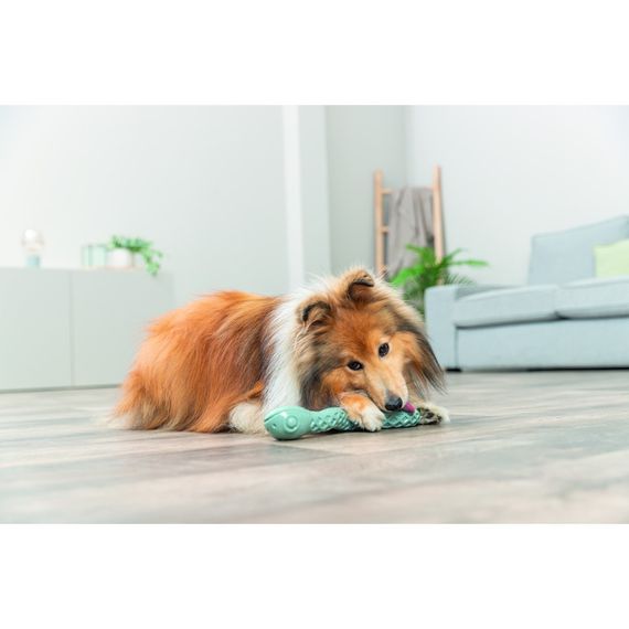 Іграшка Trixie для собак Змія для ласощів термопластична гума 27 см зелена | Зображення 6