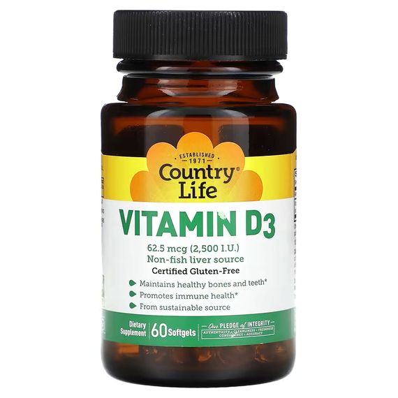 Vitamin D3 2500 МО 60caps