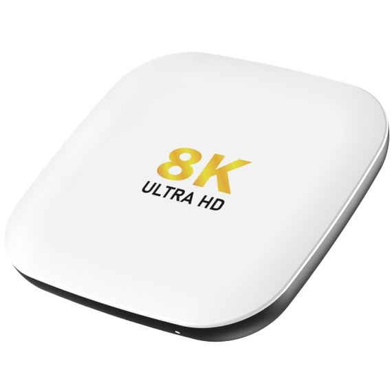 TV Медіаплеєр H96 MAX M2 4/64Gb/ Rockchip RK3528/ Android 13/ WiFi 2.4G+5G/BT 5.1/ білий | Зображення 1