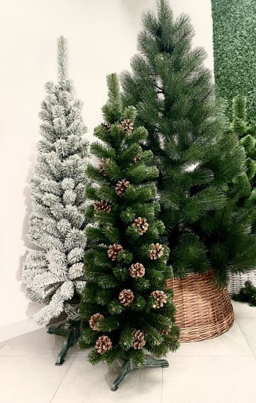 Новорічна штучна ялинка-олівець 120 см зелена | Зображення 2