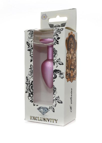 Анальна пробка - Jewellery Pearl Pink Plug Clear S sexstyle | Зображення 7