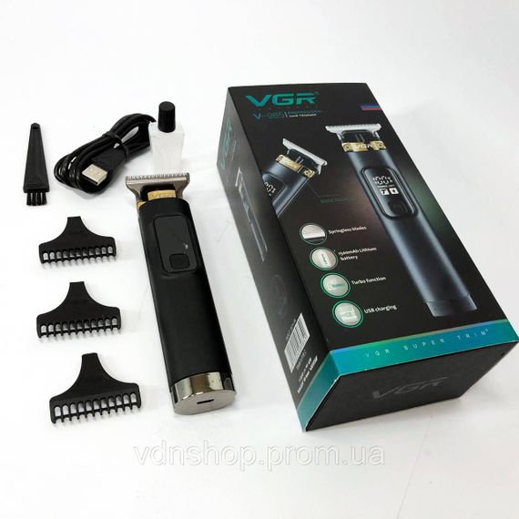 Акумуляторний універсальний тример для стрижки VGR, Хороший бездротовий тример для скронь US-45 | Зображення 5