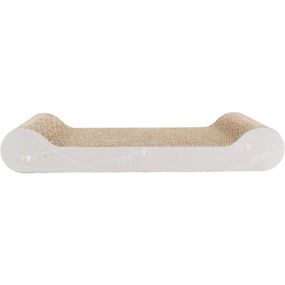 Дряпка Trixie Junior для кошенят з котячою м ятою картон світло-сіра 38х6х18 см