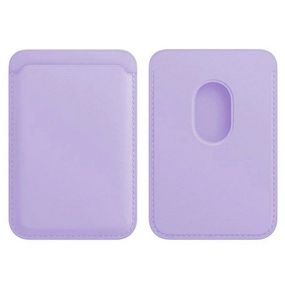 Кардхолдер Leather Wallet with Double Magnetic Сиреневый