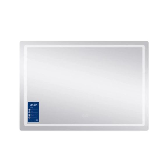 Дзеркало Qtap Mideya 1000х700 з LED-підсвічуванням Touch, з антизапотіванням, димером QT2078NCF10070W | Зображення 2