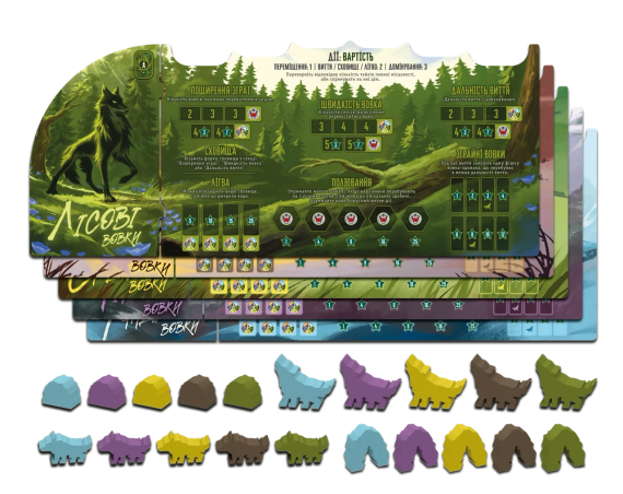 Настольная игра Стая (The Wolves) укр. | Зображення 3