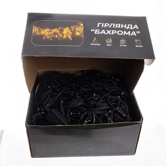 Вулична гірлянда Бахрома 50 м 840 LED чорний провід Жовтий 50MBY | Зображення 4