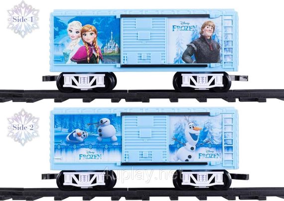 Залізниця Lionel Disney Frozen Train Set Дісней Крижане серце з Bluetooth, звуками, світлом і паром | Зображення 7