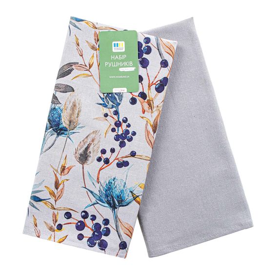 Набір рушників Home Line 129717  40x60  Напівпанамський; Бавовна Принт