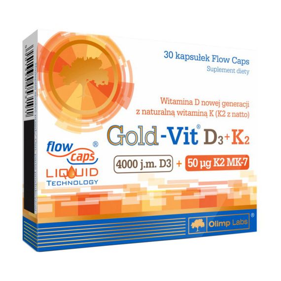 Olimp Gold Vit D3+K2 4000 IU 30 капсул