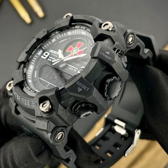 Чоловічий годинник Awarder 001 ЗСУ All Black | Зображення 4