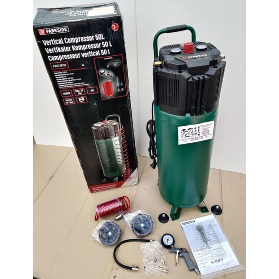 Компрессор высокого давления поршневой безмасляный Scheppach PVK050B2 (50 л, 70 л/мин, 1.5 кВт, 220-240 В) | Зображення 4