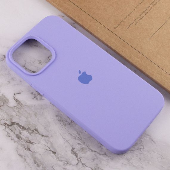 Чохол Silicone Case Full Protective (AA) для Apple iPhone 14 Pro Max (6.7") Бузковий/Dasheen | Зображення 3
