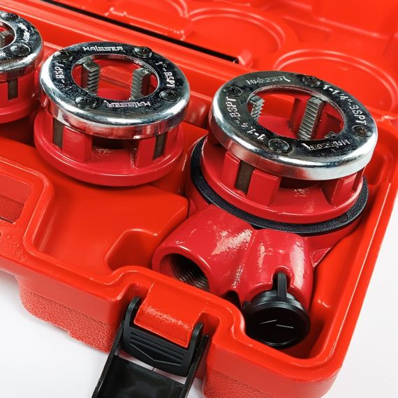 Набор клепов с трещоткой 6 шт. 1/4", 3/8", 1/2", 3/4", 1", 1.1/4" Haisser | Зображення 3