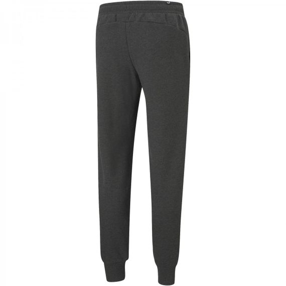 Штани спортивні Puma Essentials Logo 586714 07 (темно-сірі, чоловічі, теплі, з флісом, вільні, лого пума) | Зображення 1
