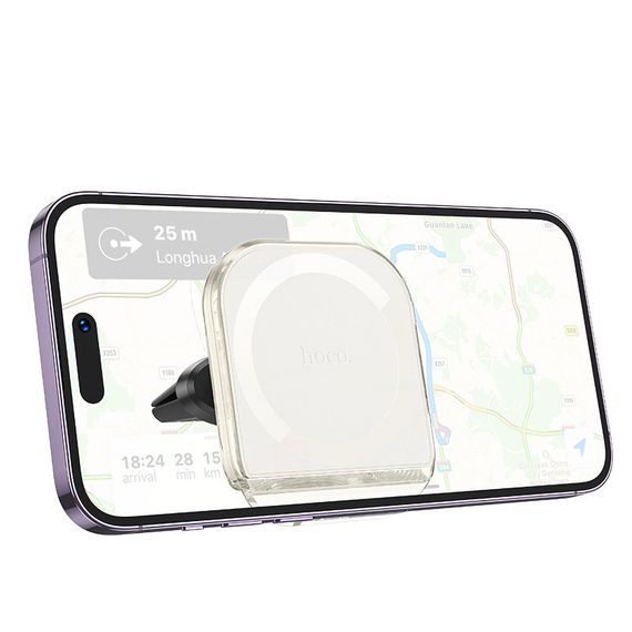 Автодержатель Hoco H42 Crystal ring magnetic (air outlet) | Зображення 1