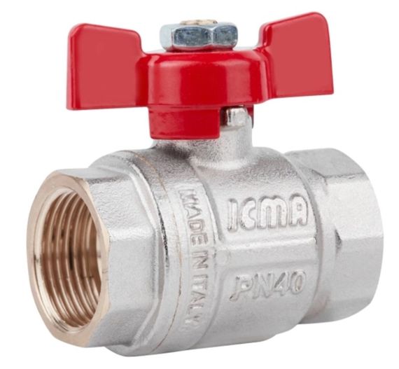 Кран кульовий Icma 3/4" прямий №349 (87349AE11)