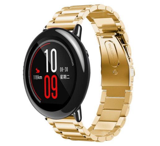 Металевий ремінець Primo для годинника Xiaomi Huami Amazfit Sport SmartWatch - Gold | Зображення 1