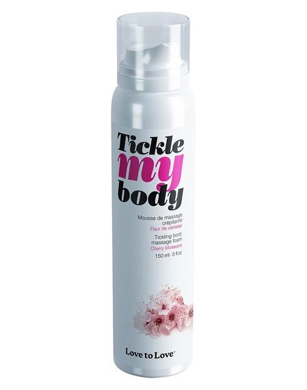 Масажна піна Love To Love TICKLE MY BODY Cherry Blossom (150 мл) зволожувальна | Зображення 1