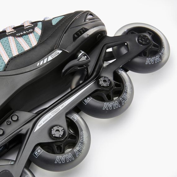 Kids' Inline Fitness Skates Fit 5 - Pink/Khaki - EU38/41 UA37,5/40,5 | Зображення 7